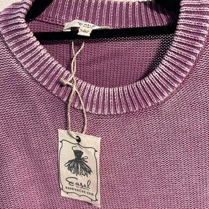 Mariana Sweater Top L- ORCHID NWT